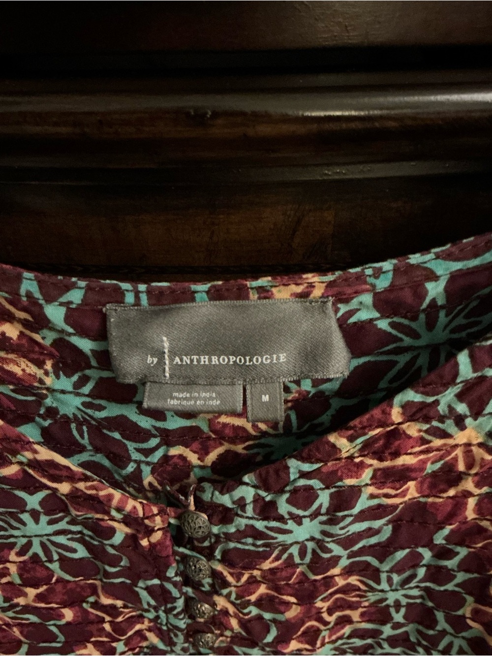 Anthropologie Multicolor Floral-Chain Print Spaghetti-Strap Jumpsuit - Picture 2 of 3